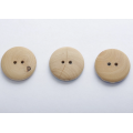 Buttons with Natural Wood Texture